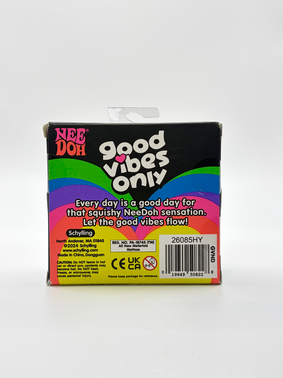 NeeDoh Good Vibes Only Heart ( Peace )
