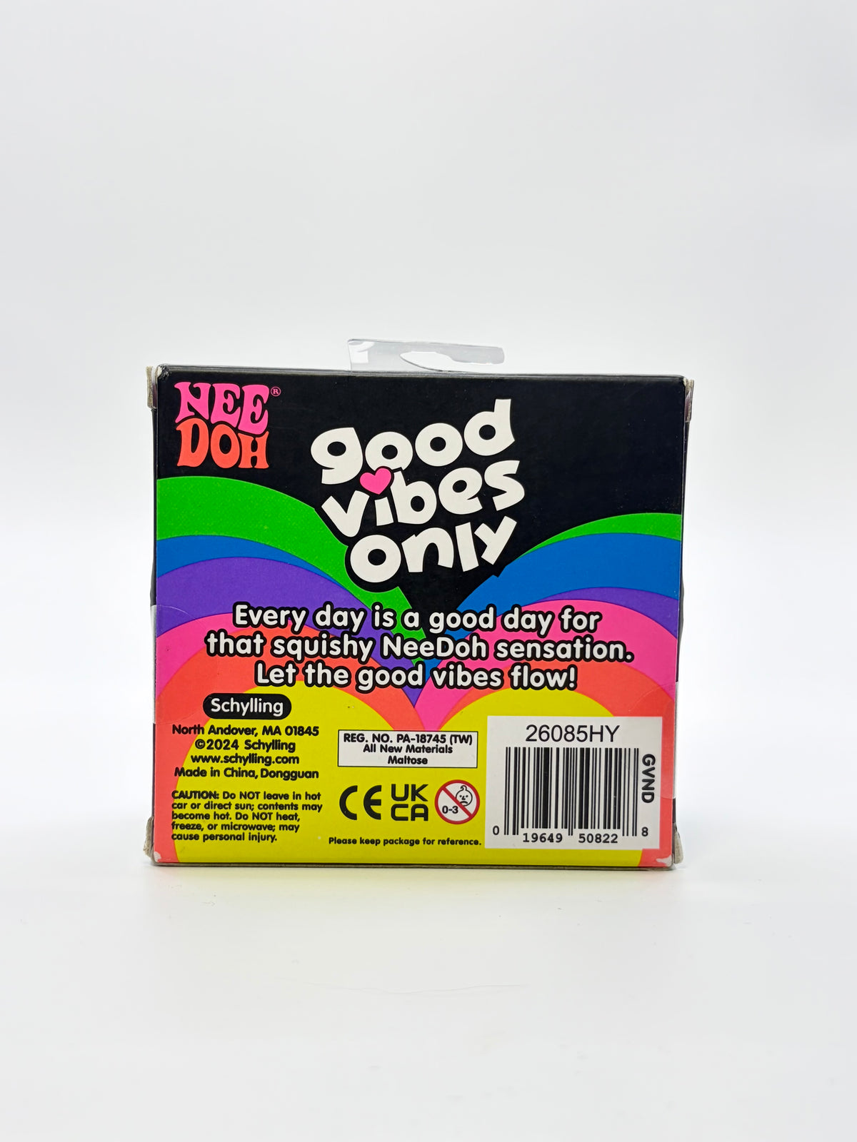 NeeDoh Good Vibes Only Heart ( Love Yourself )
