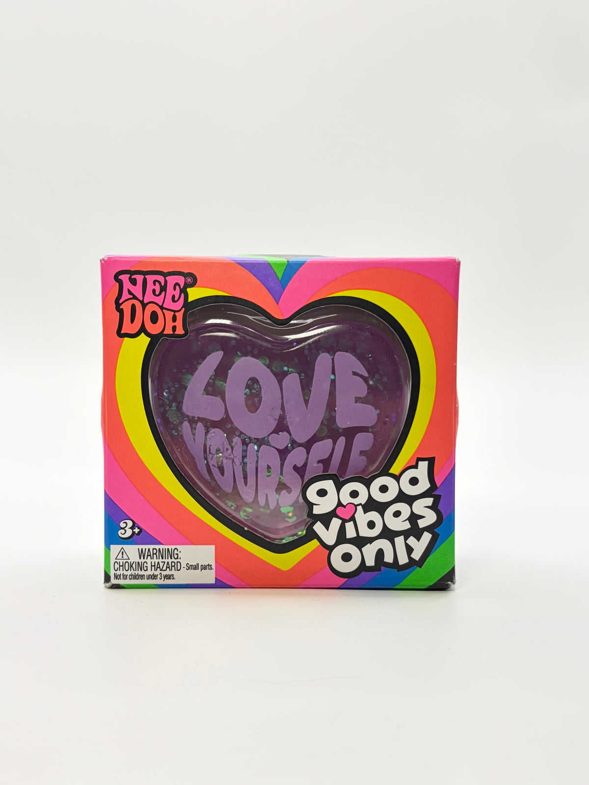 NeeDoh Good Vibes Only Heart ( Love Yourself )