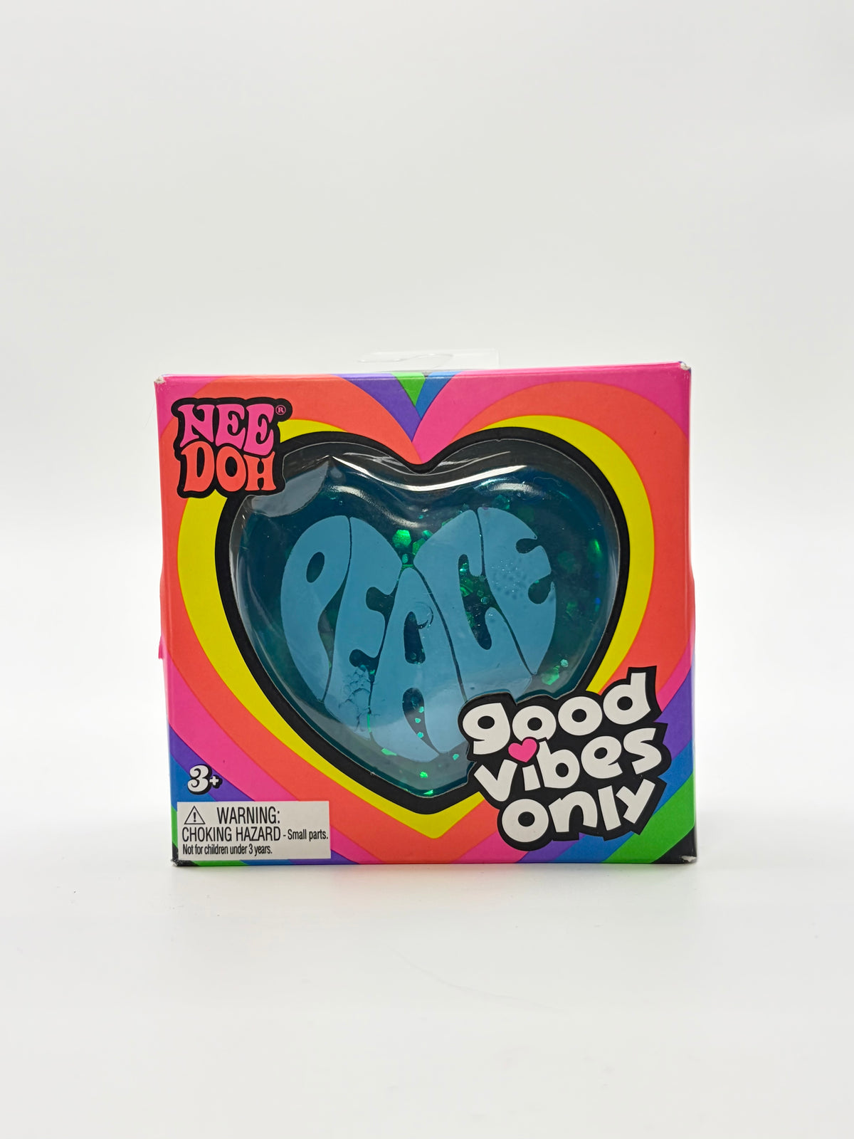 NeeDoh Good Vibes Only Heart ( Peace )