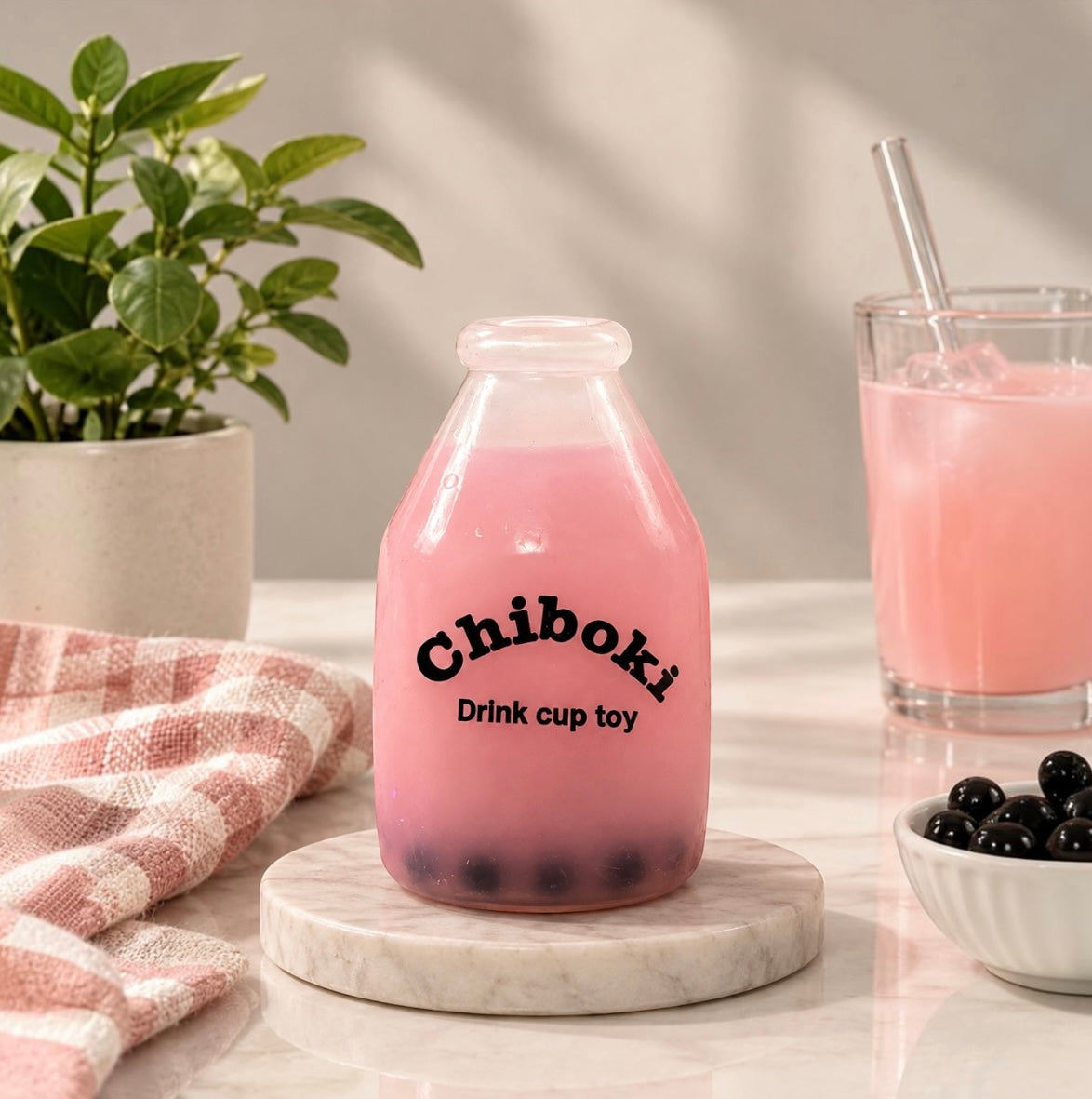 Milk Tea Boba Bottle Squishy 🧋