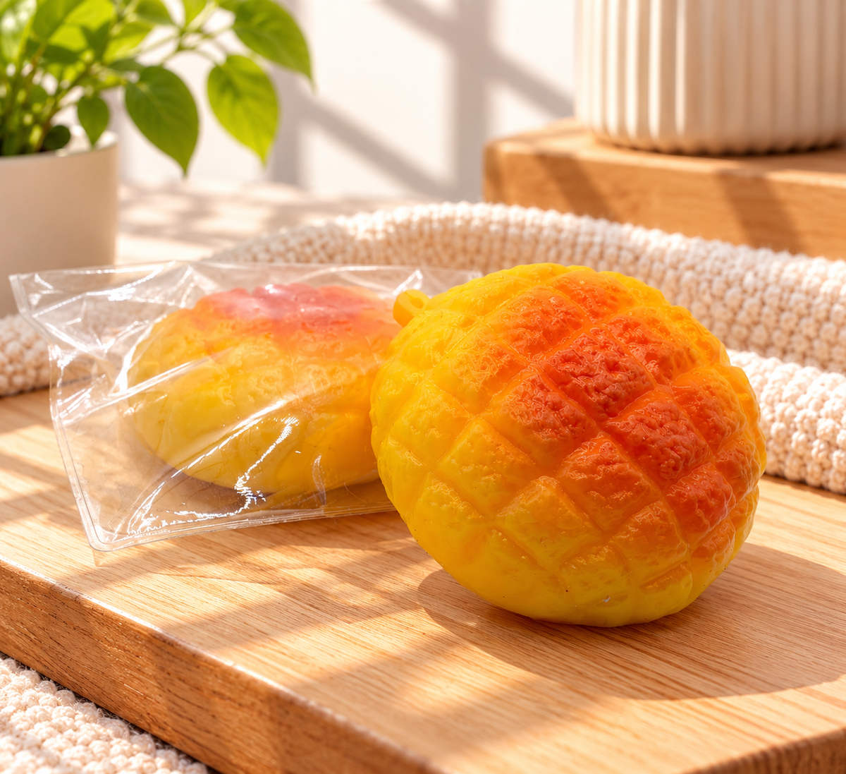 Pineapple Bun Crunchy Squishy 🧡