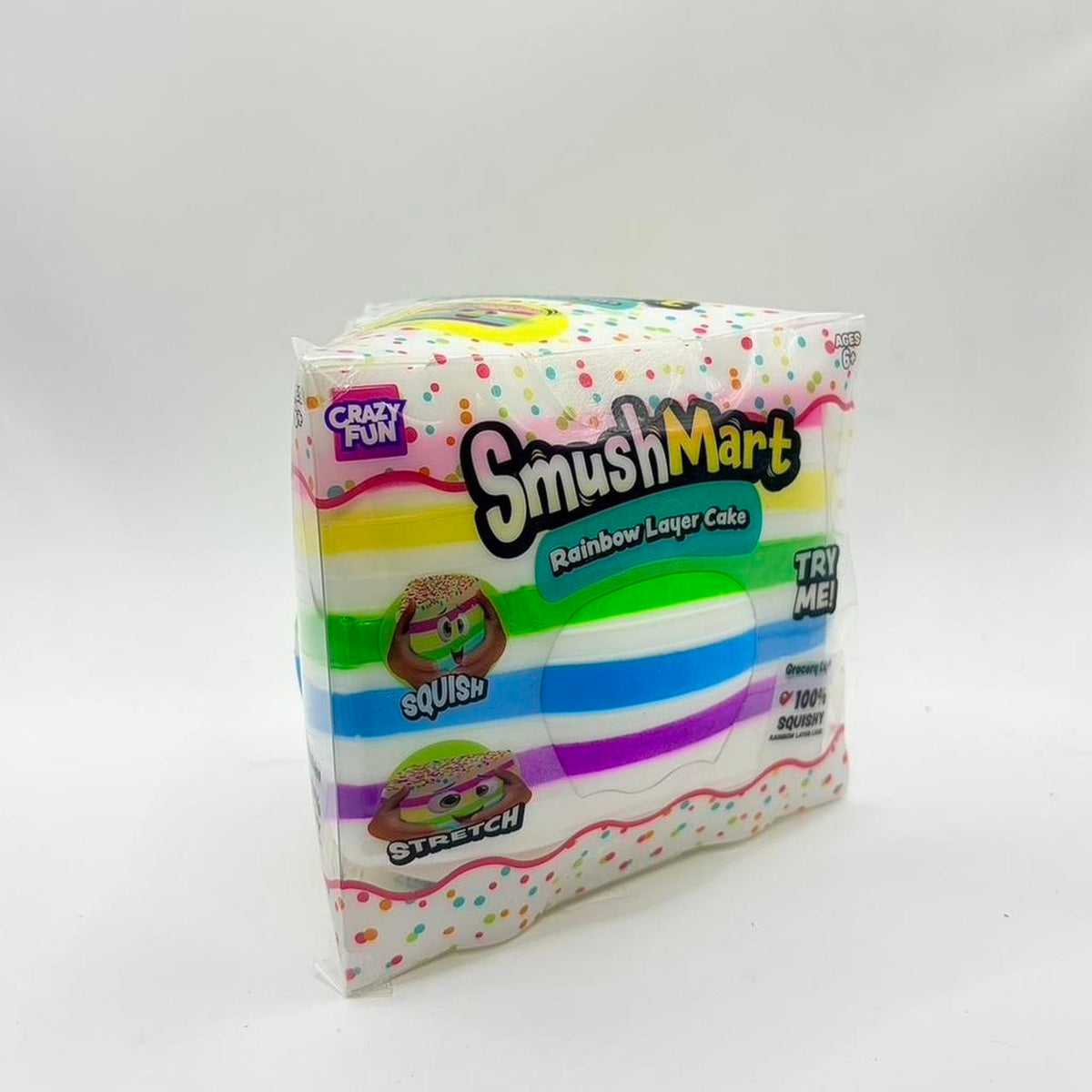SmushMart Rainbow Layer Cake Squishy 🎂