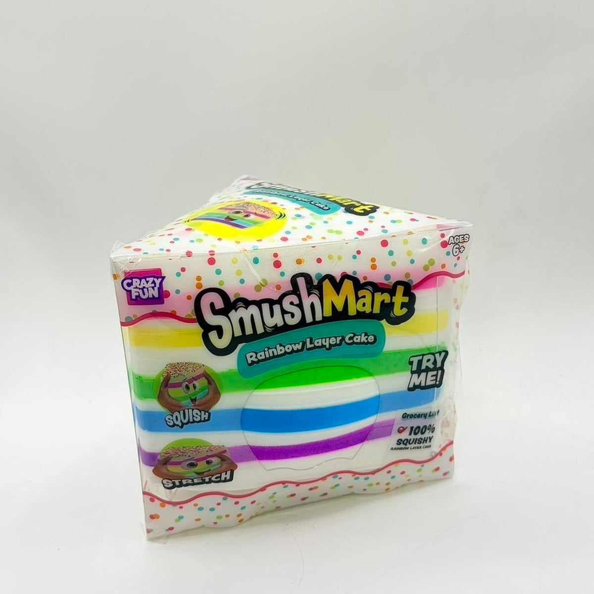 SmushMart Rainbow Layer Cake Squishy 🎂