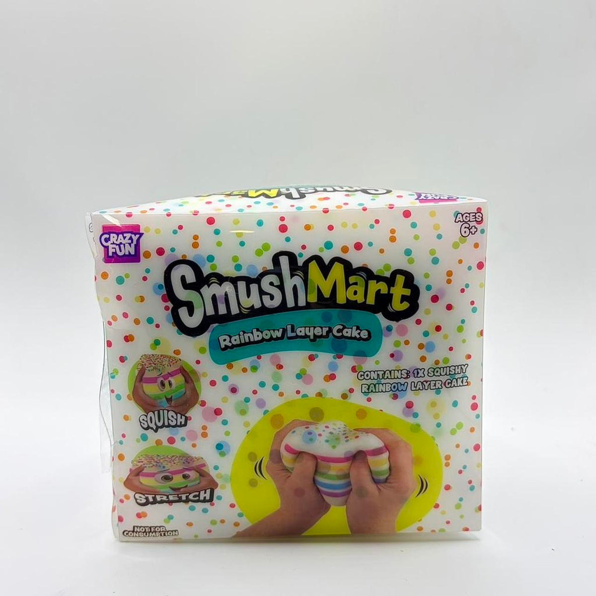 SmushMart Rainbow Layer Cake Squishy 🎂