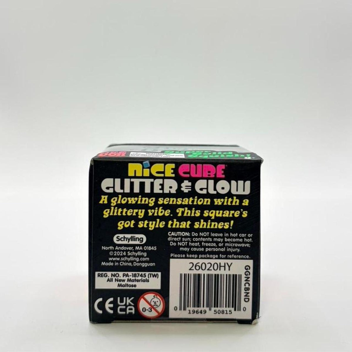 NeeDoh Glitter & Glow Nice Cube