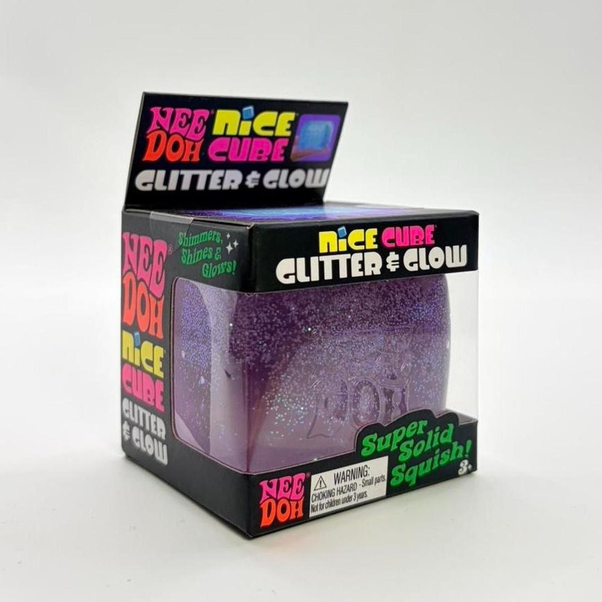 NeeDoh Glitter & Glow Nice Cube