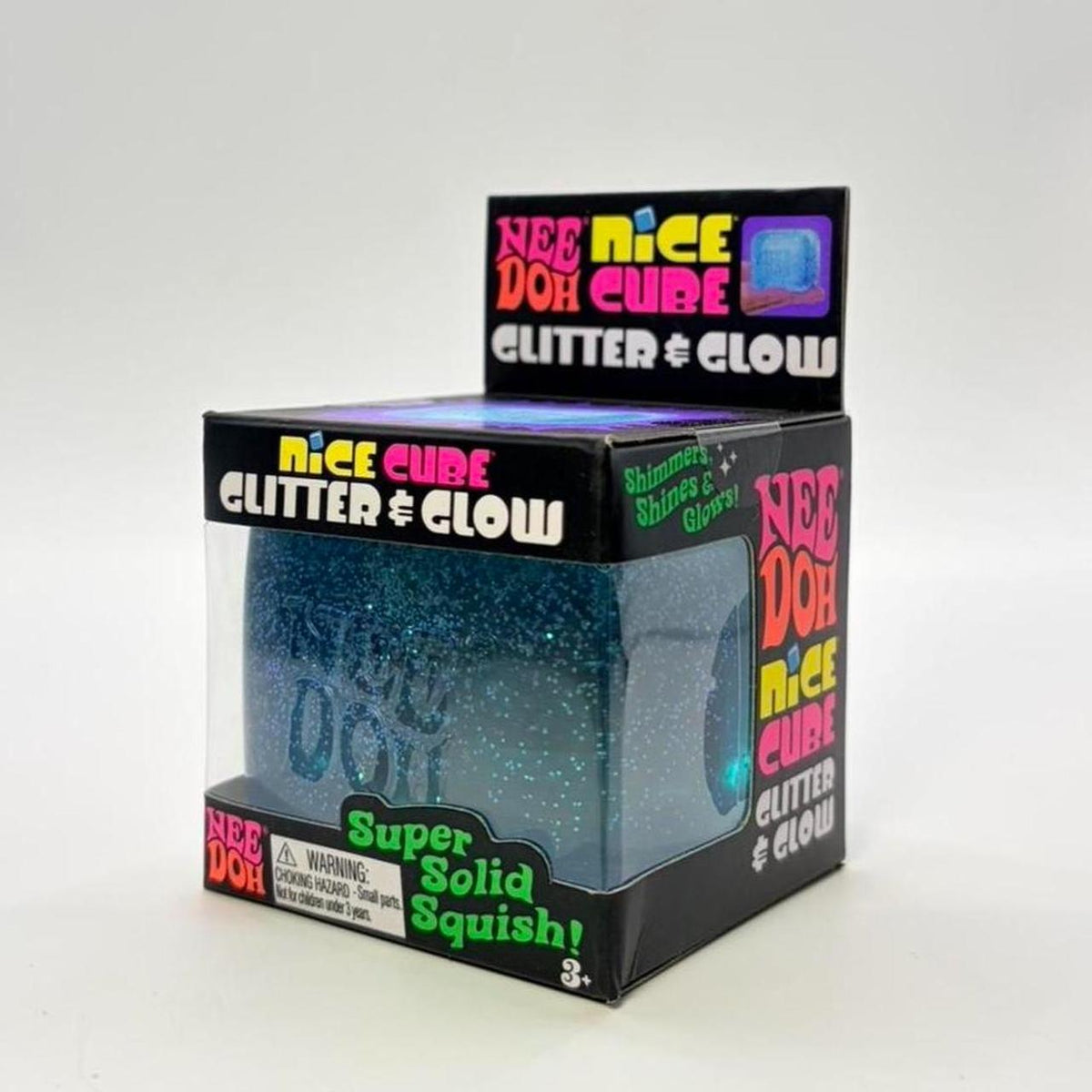NeeDoh Glitter & Glow Nice Cube