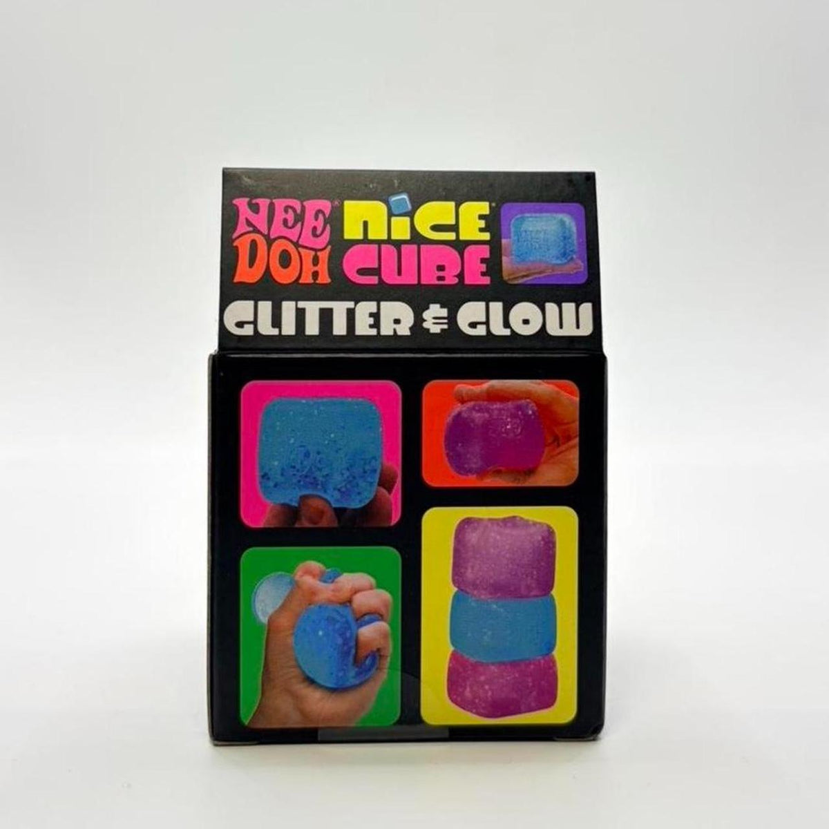 NeeDoh Glitter & Glow Nice Cube