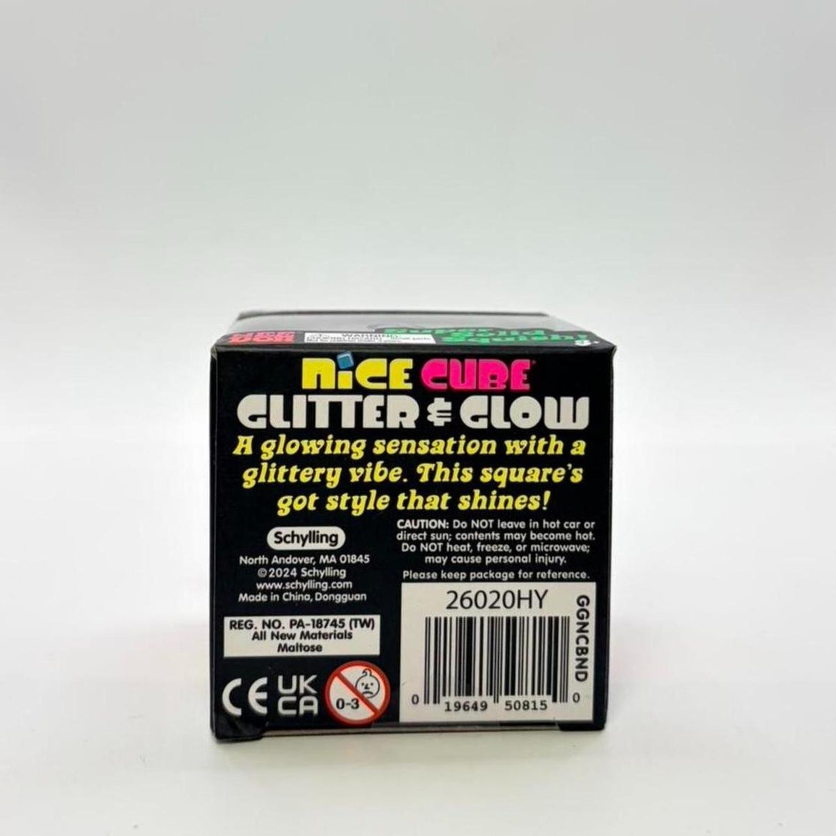 NeeDoh Glitter & Glow Nice Cube