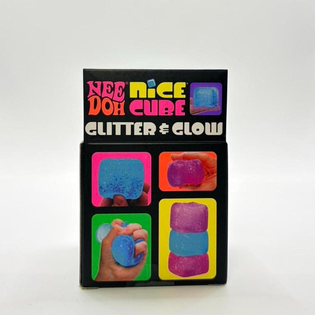 NeeDoh Glitter & Glow Nice Cube