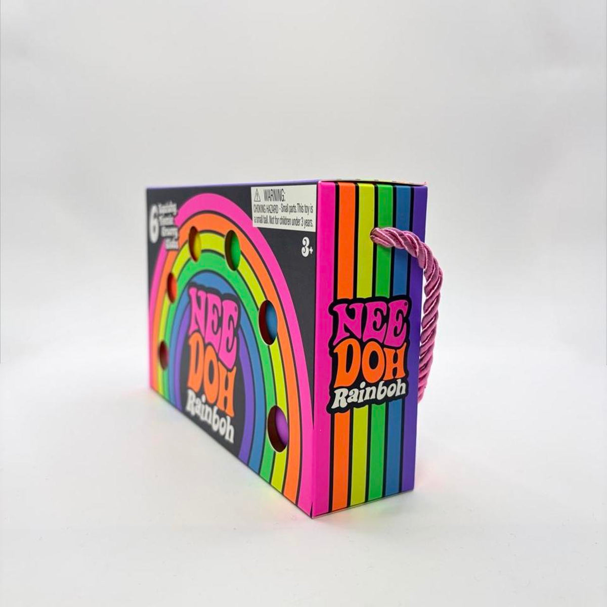 NeeDoh Rainbow Squishy Teenie Groovy Glob 6 Pack