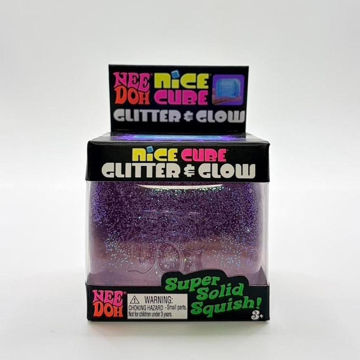 NeeDoh Glitter & Glow Nice Cube