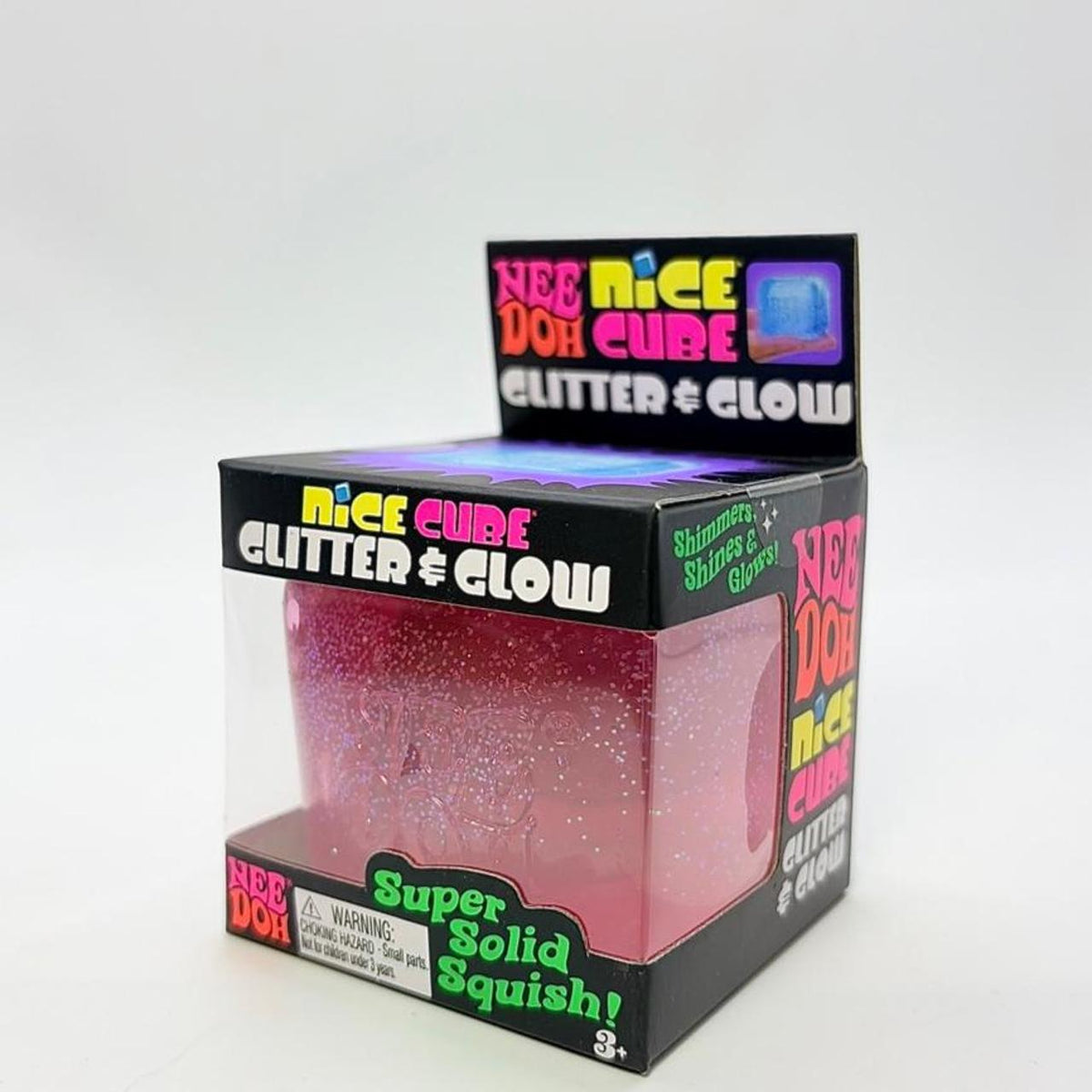 NeeDoh Glitter & Glow Nice Cube