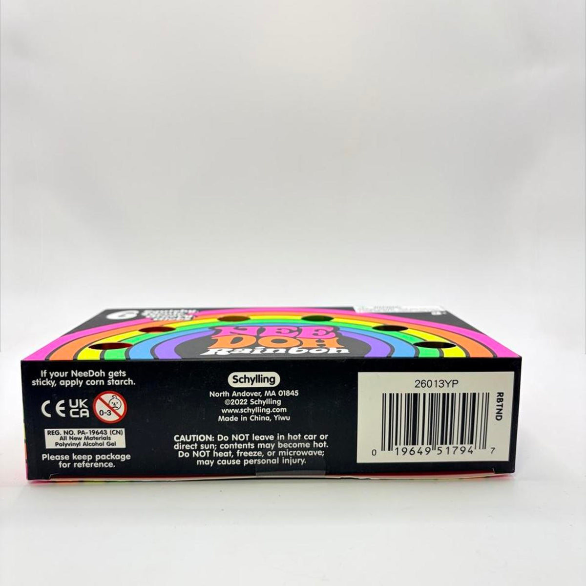 NeeDoh Rainbow Squishy Teenie Groovy Glob 6 Pack