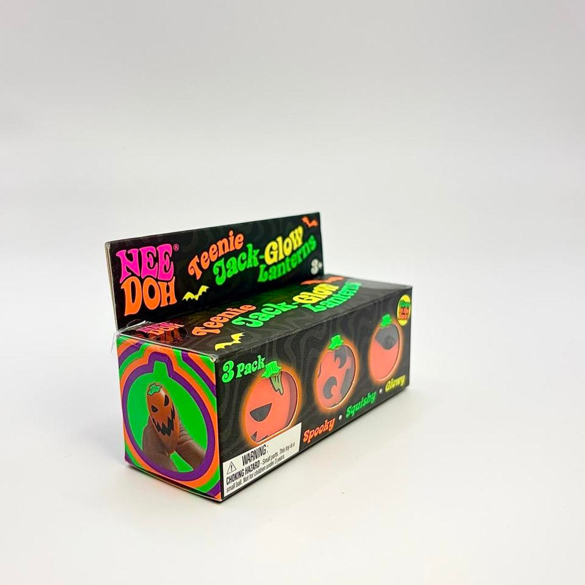 NeeDoh Teenie Jack-Glow Lanterns 3 Pack