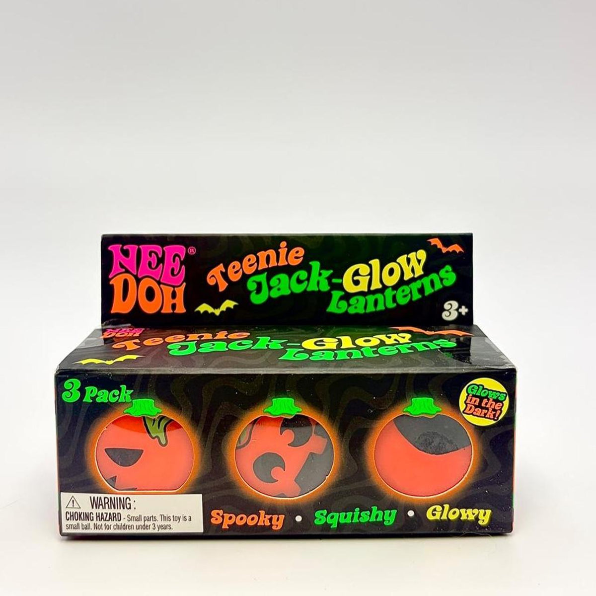 NeeDoh Teenie Jack-Glow Lanterns 3 Pack