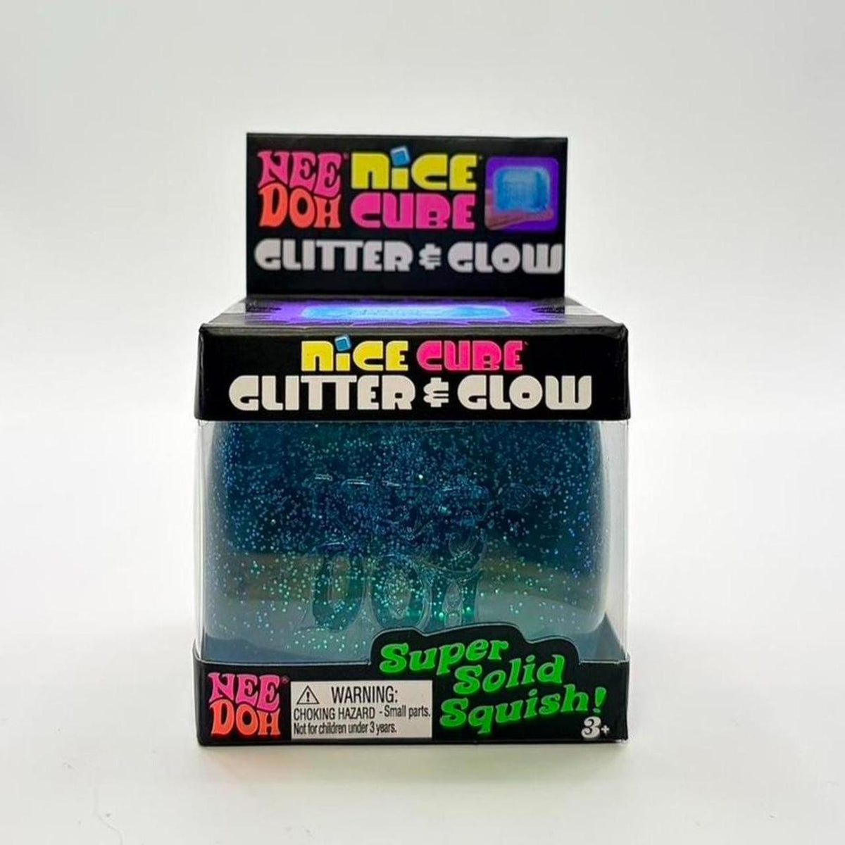 NeeDoh Glitter & Glow Nice Cube