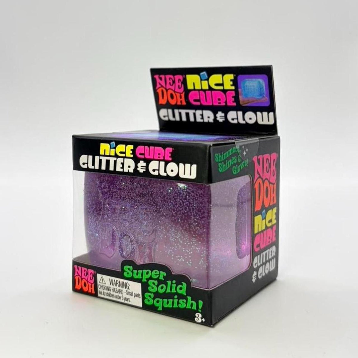 NeeDoh Glitter & Glow Nice Cube