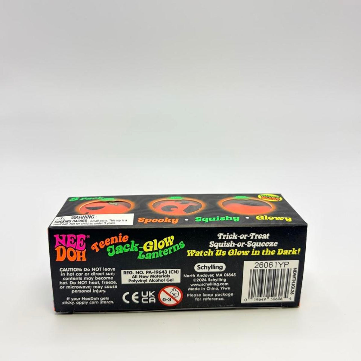 NeeDoh Teenie Jack-Glow Lanterns 3 Pack